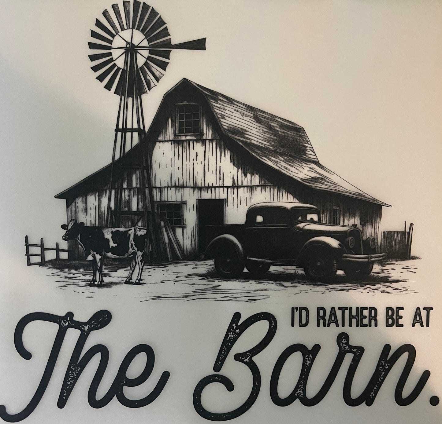 I'd Rather Be At The Barn