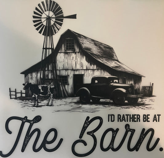 I'd Rather Be At The Barn