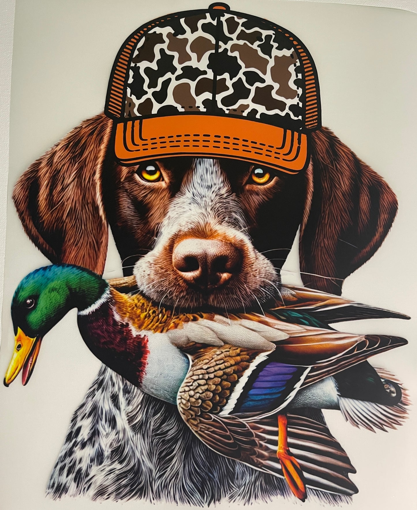 Dog With Duck