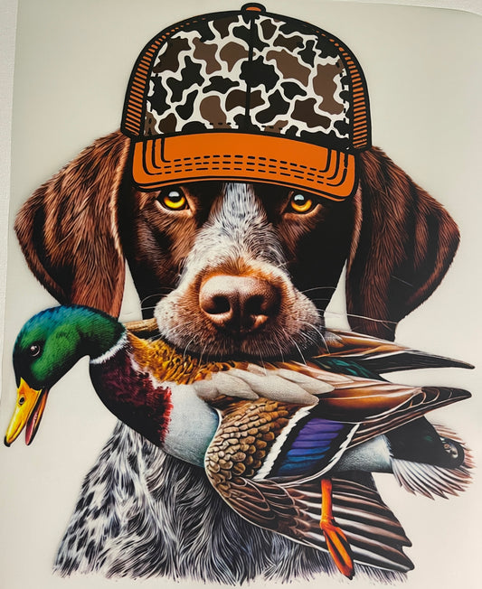 Dog With Duck